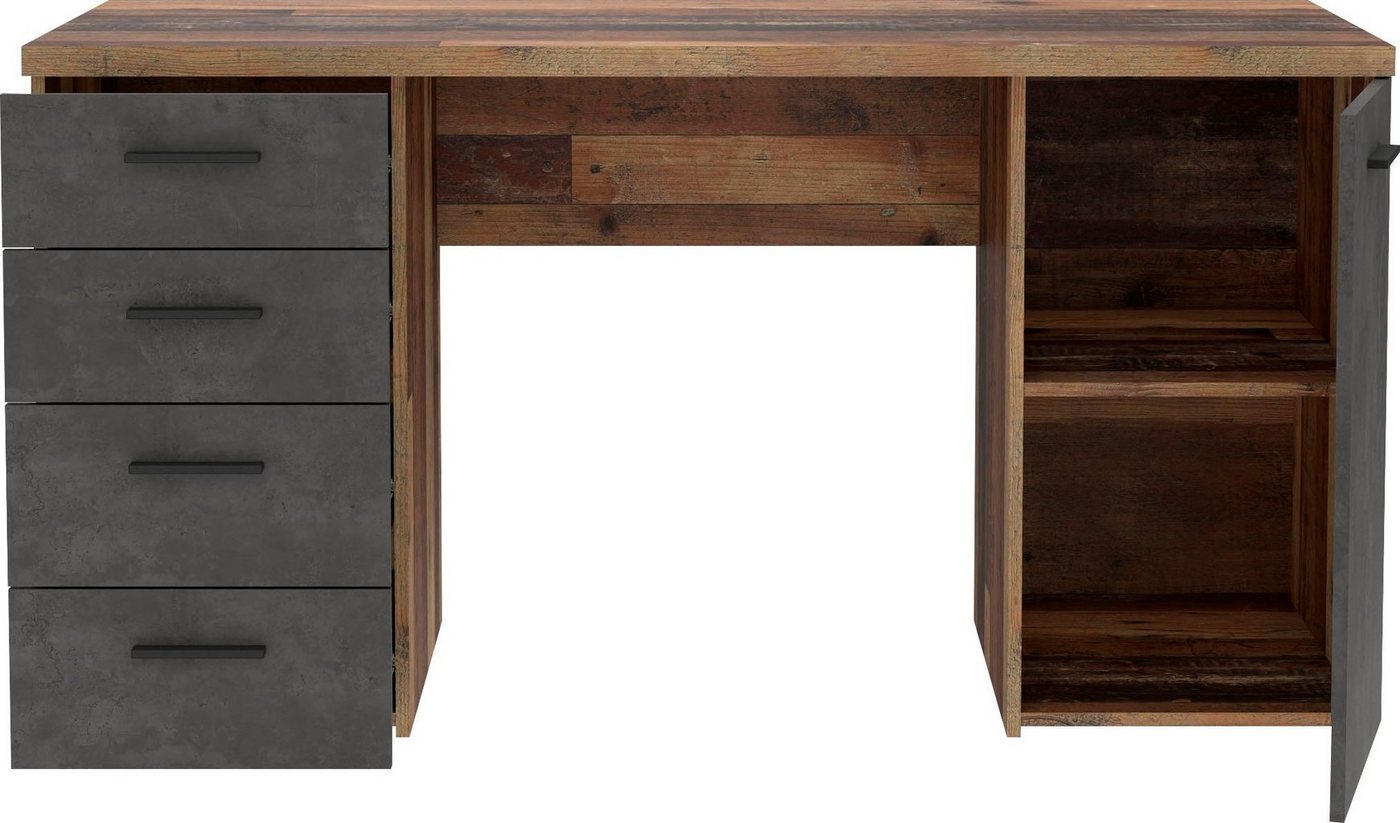FORTE Schreibtisch Netta, Breite 145 cm, mit Schubladen – Bild 3 von 5