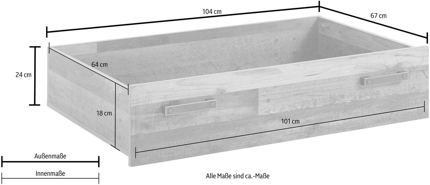 FORTE Schubkasten Clif – Bild 3 von 5