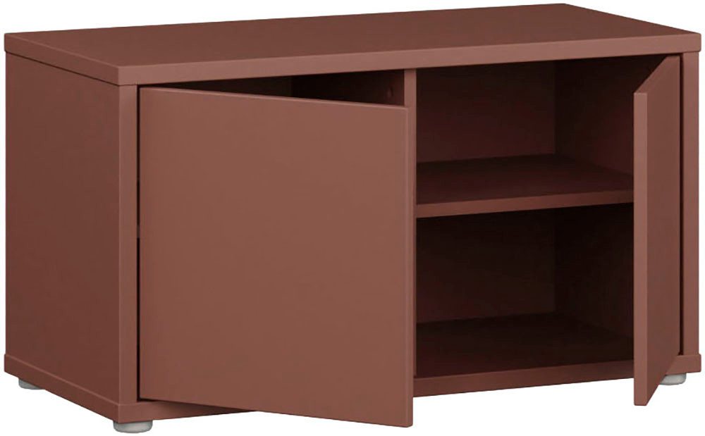 FORTE Schuhbank Alice Springs, Grifflos, 8 Paar Schuhe, Polsterauflage optional, B/H/T 74,5/41,5/34,9 cm, Push to open – Bild 4 von 5