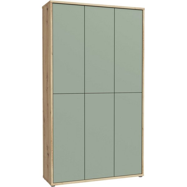 FORTE Schuhschrank Alice Springs, Schuhschrank, B/H/T 109,2/191,9/34,9 cm, 36 Paar Schuhe (B/H/T 109,2/191,9/34,9 cm) Stauraumschrank, Mehrzweckschrank, (B/H 10