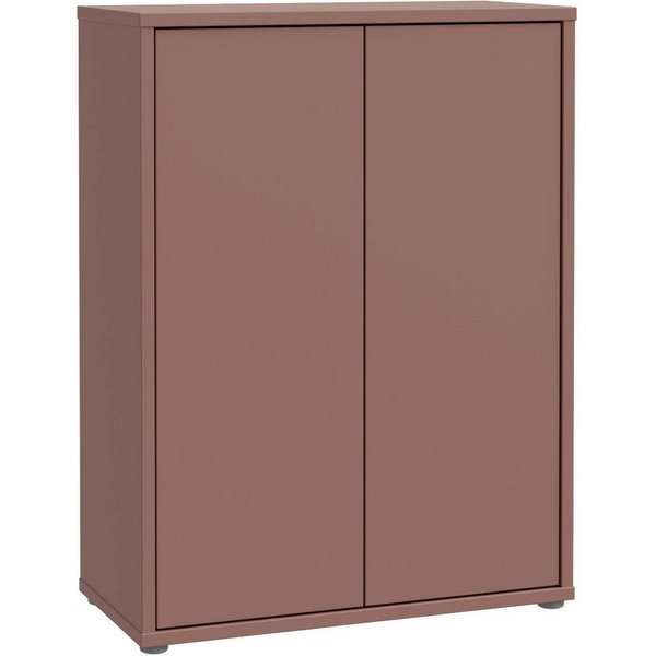FORTE Schuhschrank Alice Springs, Schuhschrank, Platz für 15 Paar Schuhe, 2 Türen (B/H/T 74,5/99,1/34,9 cm) Stauraumschrank, Mehrzweckschrank, grifflose Front, 