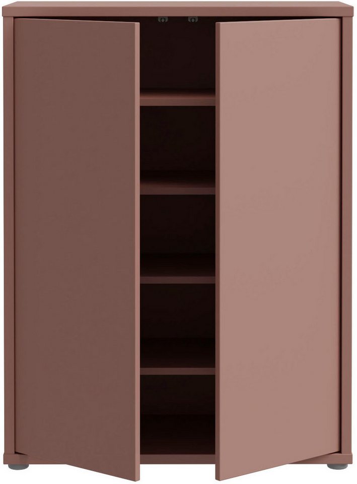 FORTE Schuhschrank Alice Springs, Schuhschrank, Platz für 15 Paar Schuhe, 2 Türen (B/H/T 74,5/99,1/34,9 cm) Stauraumschrank, Mehrzweckschrank, grifflose Front,  – Bild 3 von 5