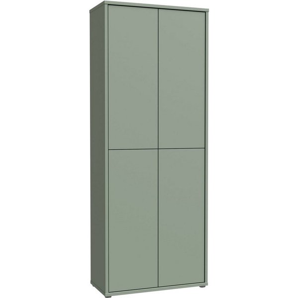 FORTE Schuhschrank Alice Springs, Schuhschrank, Höhe 191,9 cm, 4 Türen, viel Platz (B/H/T 74,5/191,9/34,9 cm) Stauraumschrank, Mehrzweckschrank, Breite 74,5 cm,