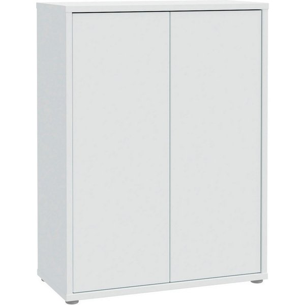 FORTE Schuhschrank Alice Springs, Schuhschrank, Platz für 15 Paar Schuhe, 2 Türen (B/H/T 74,5/99,1/34,9 cm) Stauraumschrank, Mehrzweckschrank, grifflose Front, 