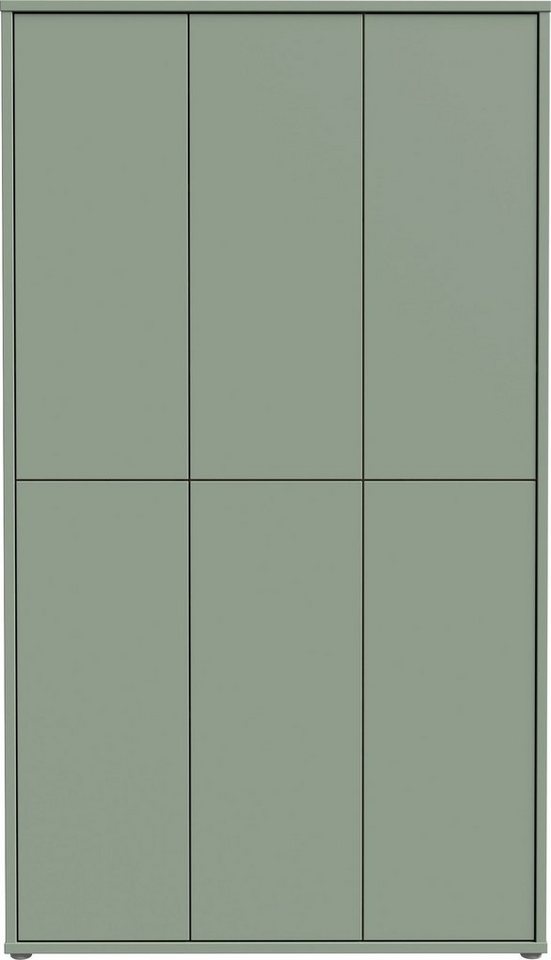 FORTE Schuhschrank Alice Springs, Schuhschrank, B/H/T 109,2/191,9/34,9 cm, 36 Paar Schuhe (B/H/T 109,2/191,9/34,9 cm) Stauraumschrank, Mehrzweckschrank, (B/H 10 – Bild 3 von 5
