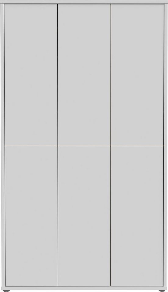 FORTE Schuhschrank Alice Springs, Schuhschrank, B/H/T 109,2/191,9/34,9 cm, 36 Paar Schuhe (B/H/T 109,2/191,9/34,9 cm) Stauraumschrank, Mehrzweckschrank, (B/H 10 – Bild 3 von 5