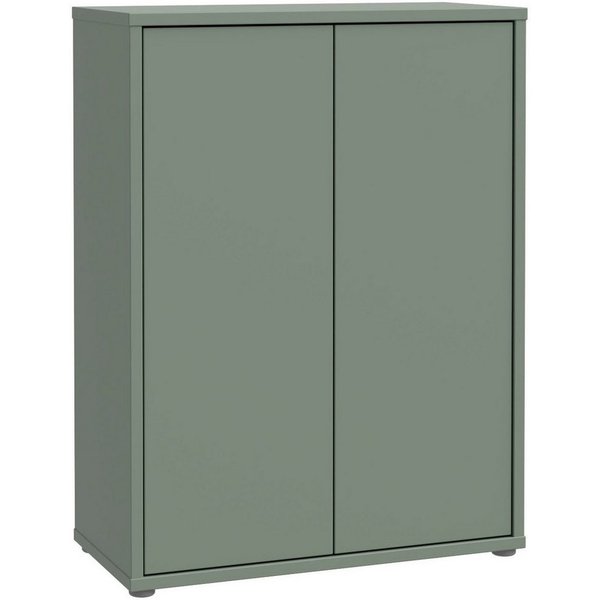 FORTE Schuhschrank Alice Springs, Schuhschrank, Platz für 15 Paar Schuhe, 2 Türen (B/H/T 74,5/99,1/34,9 cm) Stauraumschrank, Mehrzweckschrank, grifflose Front, 