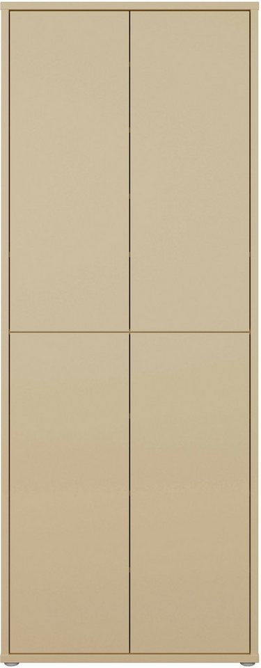 FORTE Schuhschrank Alice Springs, Schuhschrank, Höhe 191,9 cm, 4 Türen, viel Platz (B/H/T 74,5/191,9/34,9 cm) Stauraumschrank, Mehrzweckschrank, Breite 74,5 cm, – Bild 3 von 5
