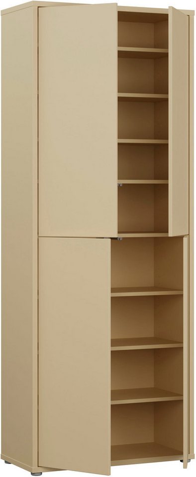 FORTE Schuhschrank Alice Springs, Schuhschrank, Höhe 191,9 cm, 4 Türen, viel Platz (B/H/T 74,5/191,9/34,9 cm) Stauraumschrank, Mehrzweckschrank, Breite 74,5 cm, – Bild 5 von 5