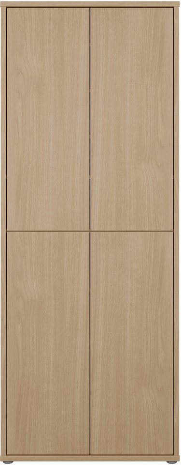 FORTE Schuhschrank Alice Springs, Schuhschrank, Höhe 191,9 cm, 4 Türen, viel Platz (B/H/T 74,5/191,9/34,9 cm) Stauraumschrank, Mehrzweckschrank, Breite 74,5 cm, – Bild 3 von 5