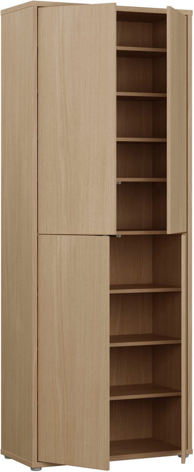 FORTE Schuhschrank Alice Springs, Schuhschrank, Höhe 191,9 cm, 4 Türen, viel Platz (B/H/T 74,5/191,9/34,9 cm) Stauraumschrank, Mehrzweckschrank, Breite 74,5 cm, – Bild 5 von 5