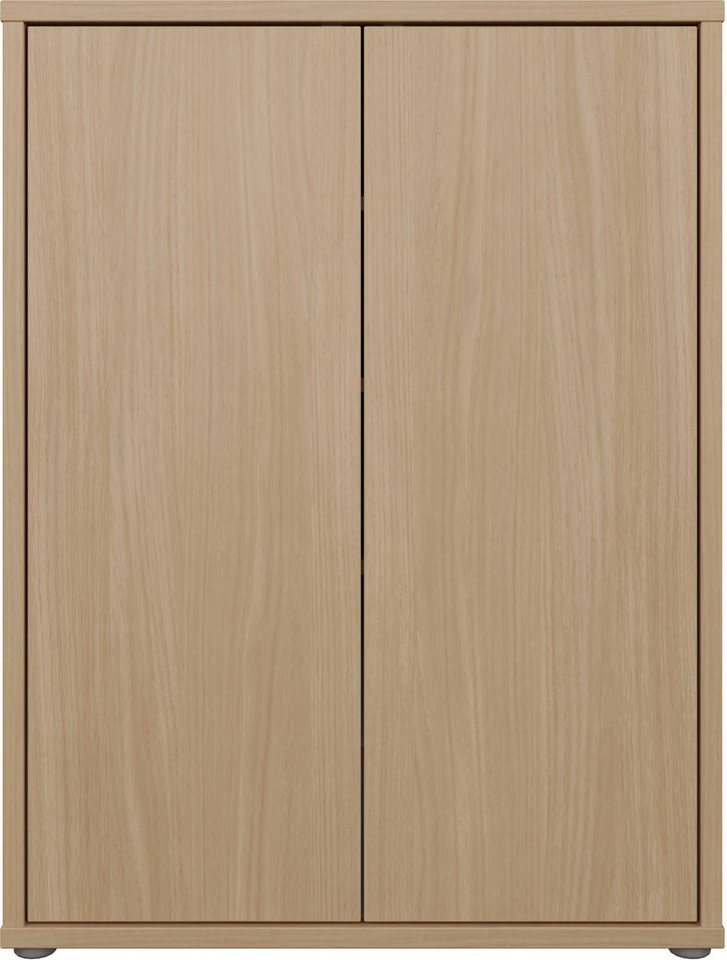 FORTE Schuhschrank Alice Springs, Schuhschrank, Platz für 15 Paar Schuhe, 2 Türen (B/H/T 74,5/99,1/34,9 cm) Stauraumschrank, Mehrzweckschrank, grifflose Front,  – Bild 3 von 5