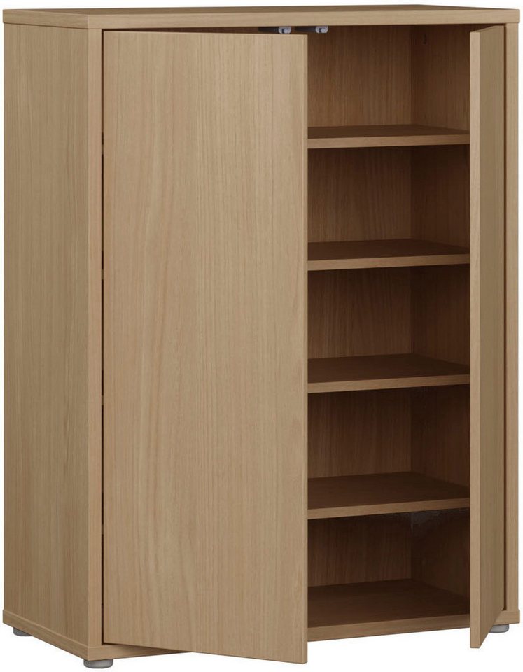 FORTE Schuhschrank Alice Springs, Schuhschrank, Platz für 15 Paar Schuhe, 2 Türen (B/H/T 74,5/99,1/34,9 cm) Stauraumschrank, Mehrzweckschrank, grifflose Front,  – Bild 5 von 5