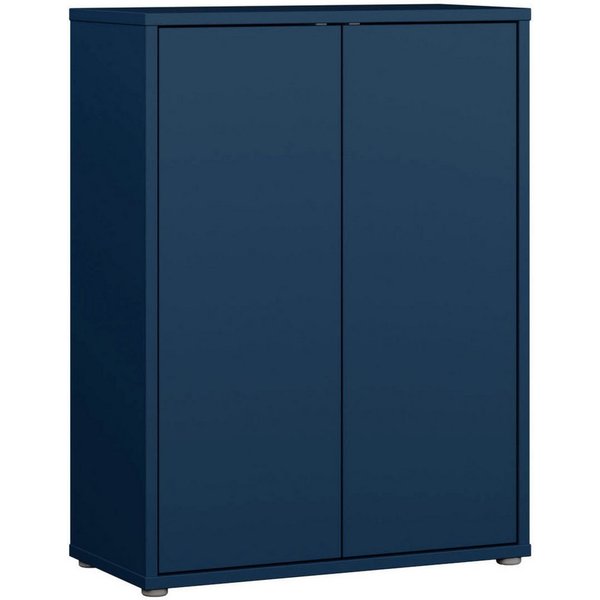 FORTE Schuhschrank Alice Springs, Schuhschrank, Platz für 15 Paar Schuhe, 2 Türen (B/H/T 74,5/99,1/34,9 cm) Stauraumschrank, Mehrzweckschrank, grifflose Front, 