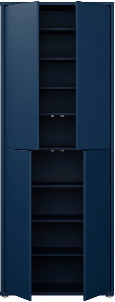 FORTE Schuhschrank Alice Springs, Schuhschrank, Höhe 191,9 cm, 4 Türen, viel Platz (B/H/T 74,5/191,9/34,9 cm) Stauraumschrank, Mehrzweckschrank, Breite 74,5 cm, – Bild 4 von 5
