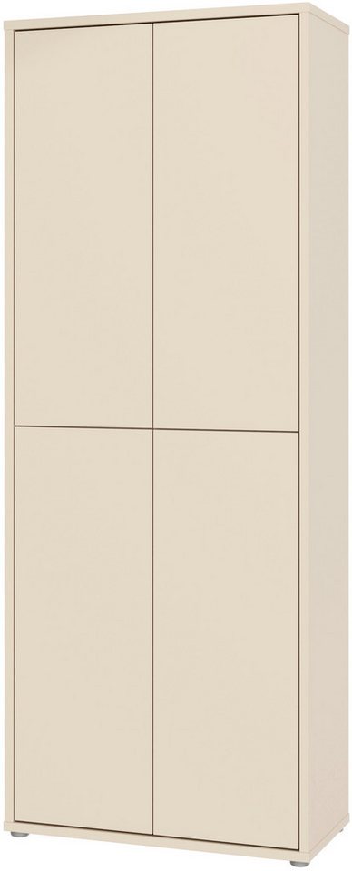 FORTE Schuhschrank Alice Springs, Schuhschrank, Höhe 191,9 cm, 4 Türen, viel Platz (B/H/T 74,5/191,9/34,9 cm) Stauraumschrank, Mehrzweckschrank, Breite 74,5 cm, – Bild 3 von 5