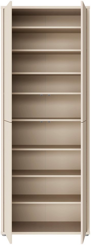 FORTE Schuhschrank Alice Springs, Schuhschrank, Höhe 191,9 cm, 4 Türen, viel Platz (B/H/T 74,5/191,9/34,9 cm) Stauraumschrank, Mehrzweckschrank, Breite 74,5 cm, – Bild 4 von 5