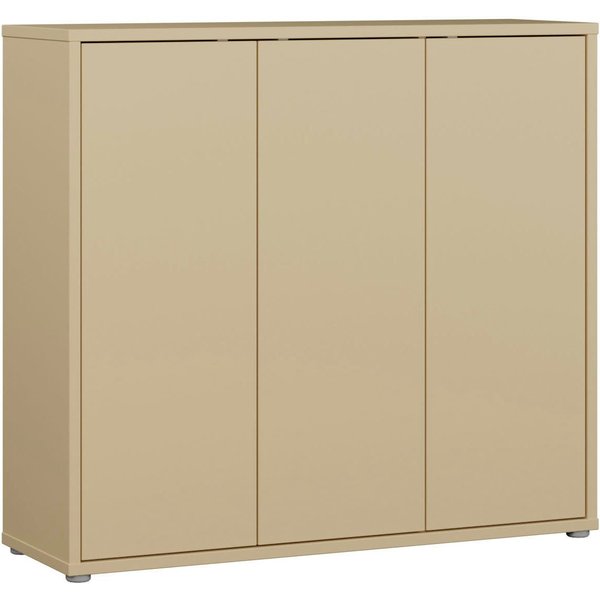 FORTE Schuhschrank Alice Springs, Schuhschrank, Platz für 20 Paar Schuhe, 3 Türen (B/H/T 109,2/99,1/34,9 cm) Stauraumschrank, Mehrzweckschrank, grifflose Front,