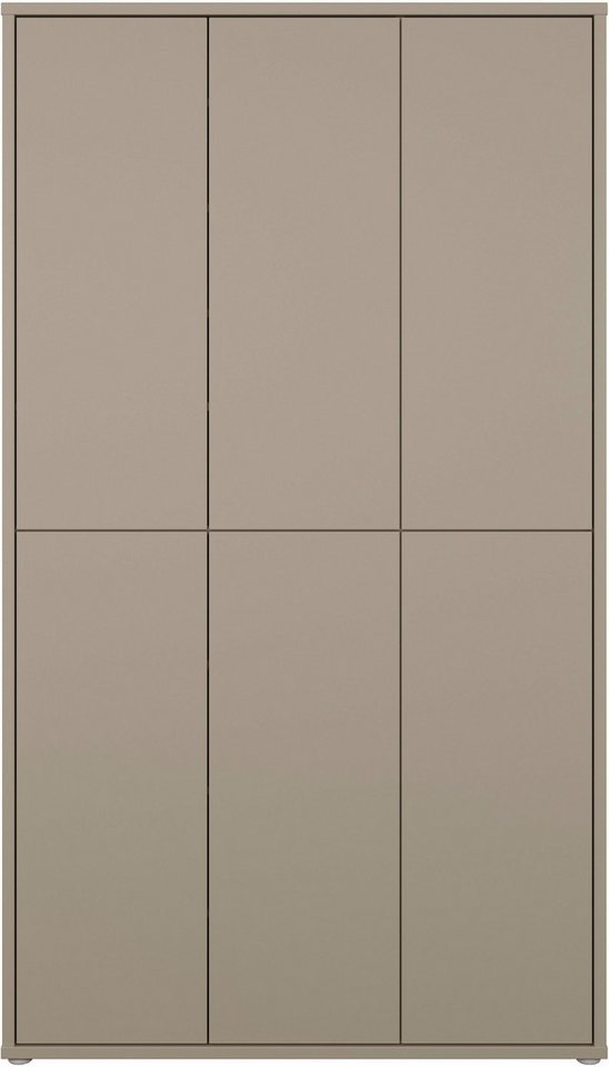 FORTE Schuhschrank Alice Springs, Schuhschrank, B/H/T 109,2/191,9/34,9 cm, 36 Paar Schuhe (B/H/T 109,2/191,9/34,9 cm) Stauraumschrank, Mehrzweckschrank, (B/H 10 – Bild 3 von 5