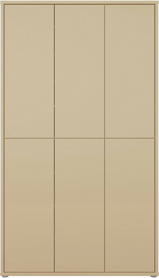 FORTE Schuhschrank Alice Springs, Schuhschrank, B/H/T 109,2/191,9/34,9 cm, 36 Paar Schuhe (B/H/T 109,2/191,9/34,9 cm) Stauraumschrank, Mehrzweckschrank, (B/H 10 – Bild 3 von 5