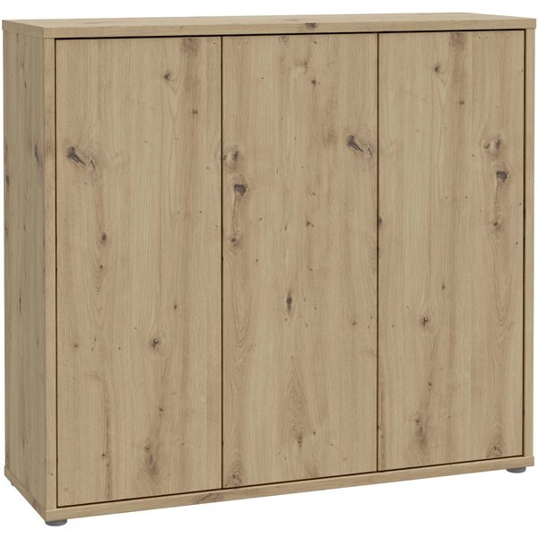 FORTE Schuhschrank Alice Springs, Schuhschrank, Platz für 20 Paar Schuhe, 3 Türen (B/H/T 109,2/99,1/34,9 cm) Stauraumschrank, Mehrzweckschrank, grifflose Front,