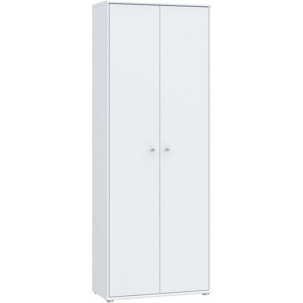 FORTE Schuhschrank Tempra, Mehrzweckschrank, 2 Türen, Einlegeböden, Höhe 197,5 cm Breite 73,7 cm