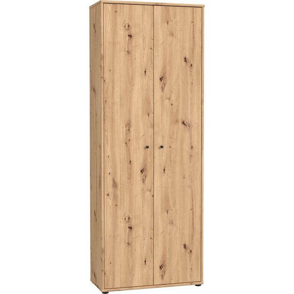 FORTE Schuhschrank Tempra, Mehrzweckschrank, 2 Türen, Einlegeböden, Höhe 197,5 cm Breite 73,7 cm