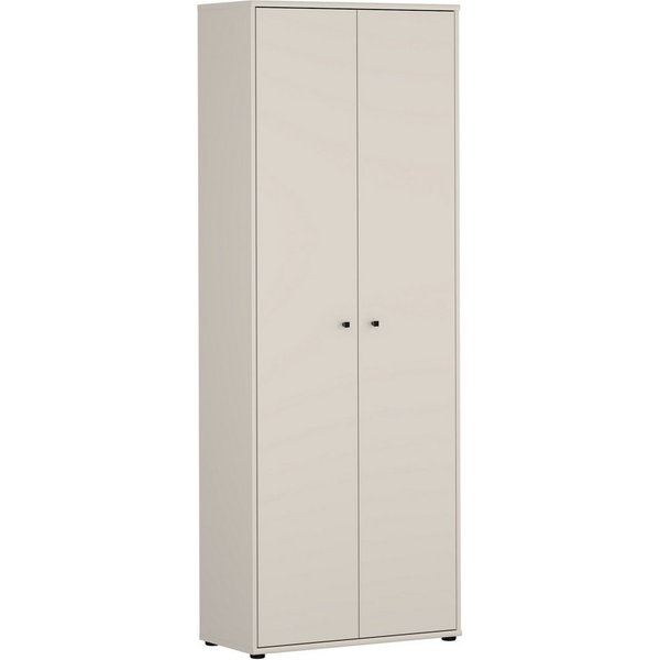 FORTE Schuhschrank Tempra, Mehrzweckschrank, 2 Türen, Einlegeböden, Höhe 197,5 cm B/H/T 73,7/197,5/34,8 cm