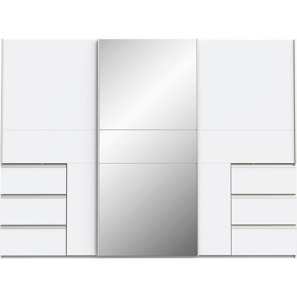 FORTE Schwebetürenschrank mit 3 Schubladen