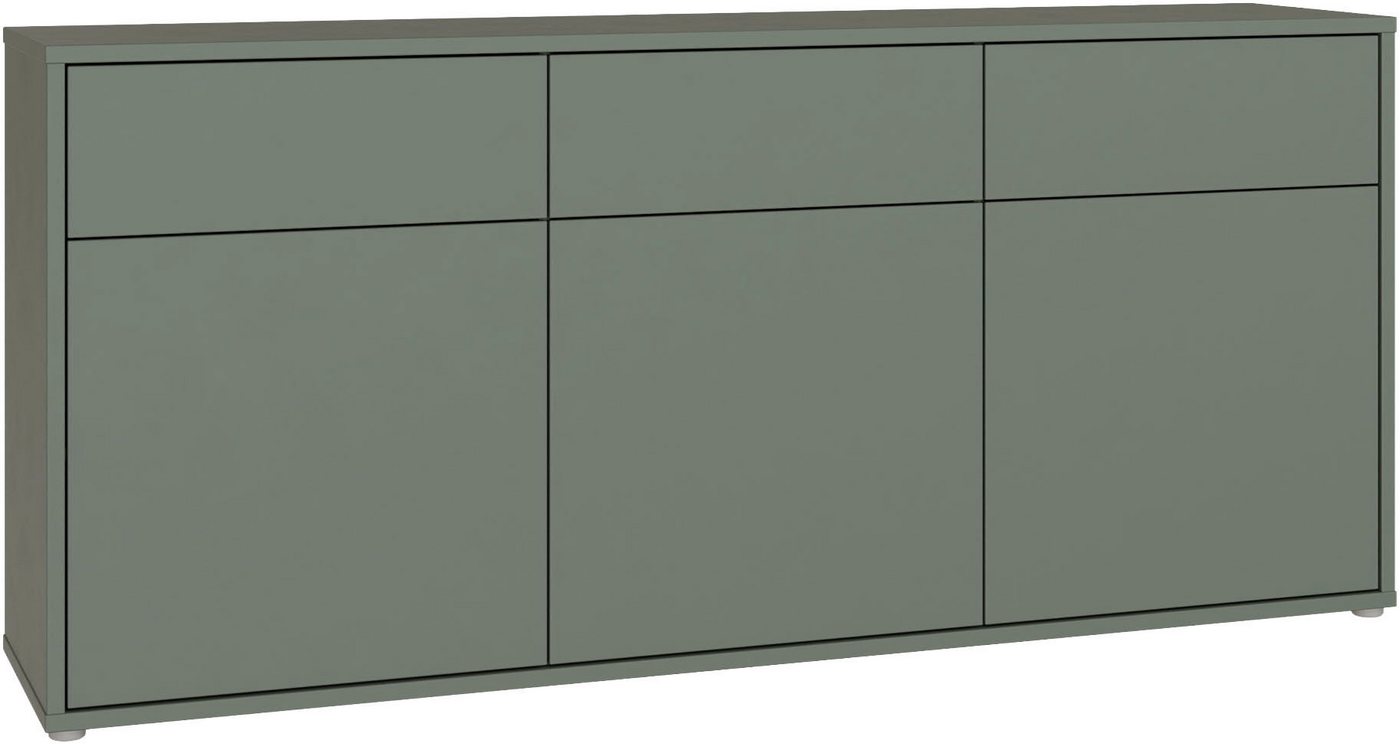 FORTE Sideboard Alice Springs, Sideboard, Breite 184,2 cm, viel Stauraum, Schubkästen mit Vollauszug, Push to open, grifflos – Bild 2 von 5