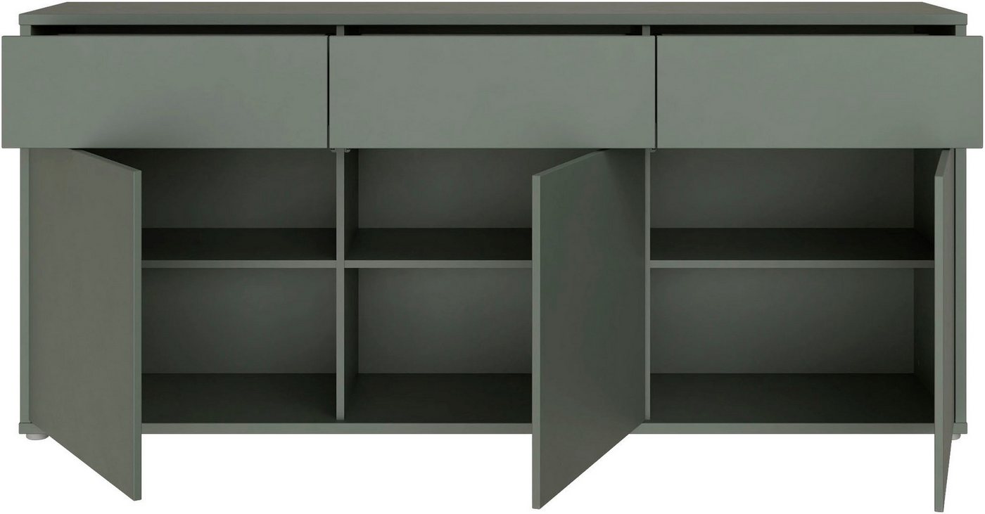FORTE Sideboard Alice Springs, Sideboard, Breite 184,2 cm, viel Stauraum, Schubkästen mit Vollauszug, Push to open, grifflos – Bild 5 von 5