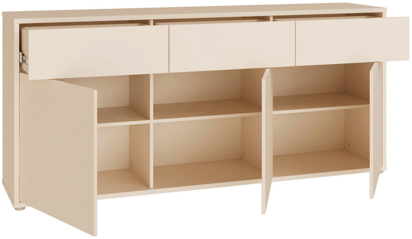 FORTE Sideboard Alice Springs, Sideboard, Breite 184,2 cm, viel Stauraum, Schubkästen mit Vollauszug, Push to open, grifflos – Bild 3 von 5