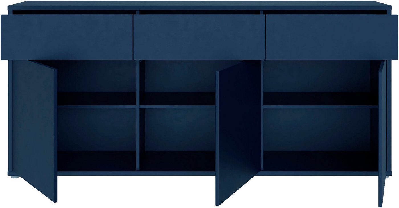 FORTE Sideboard Alice Springs, Sideboard, Breite 184,2 cm, viel Stauraum, Schubkästen mit Vollauszug, Push to open, grifflos – Bild 5 von 5