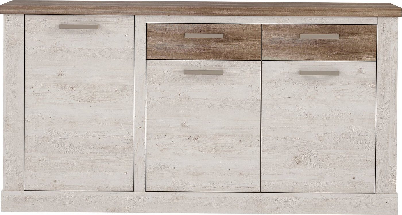 FORTE Sideboard Duro, mit Türen und Schubladen, im Landhausstil, Breite 172,2 cm – Bild 3 von 5