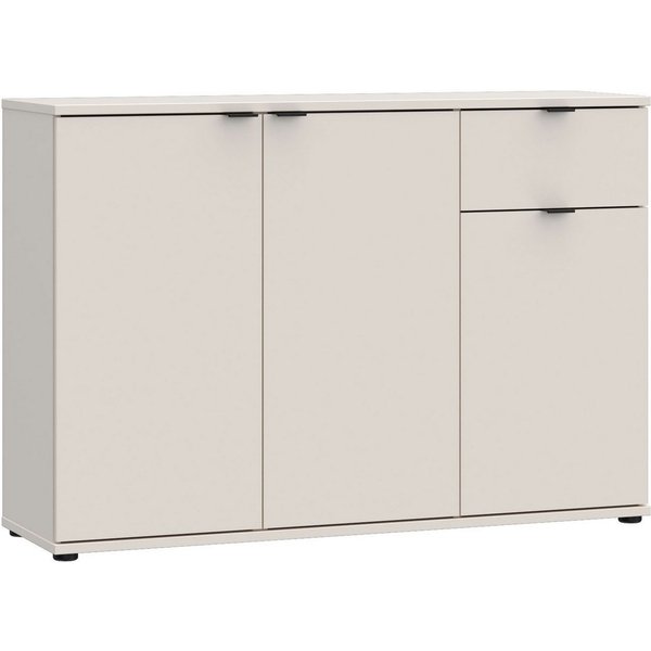 FORTE Sideboard Ganymede, Sideboard, Stauraum, Schublade, Metallgriffe, 4 Dekore, Breite 119,8cm