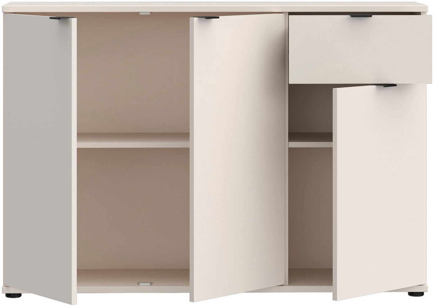 FORTE Sideboard Ganymede, Sideboard, Stauraum, Schublade, Metallgriffe, 4 Dekore, Breite 119,8cm – Bild 3 von 5