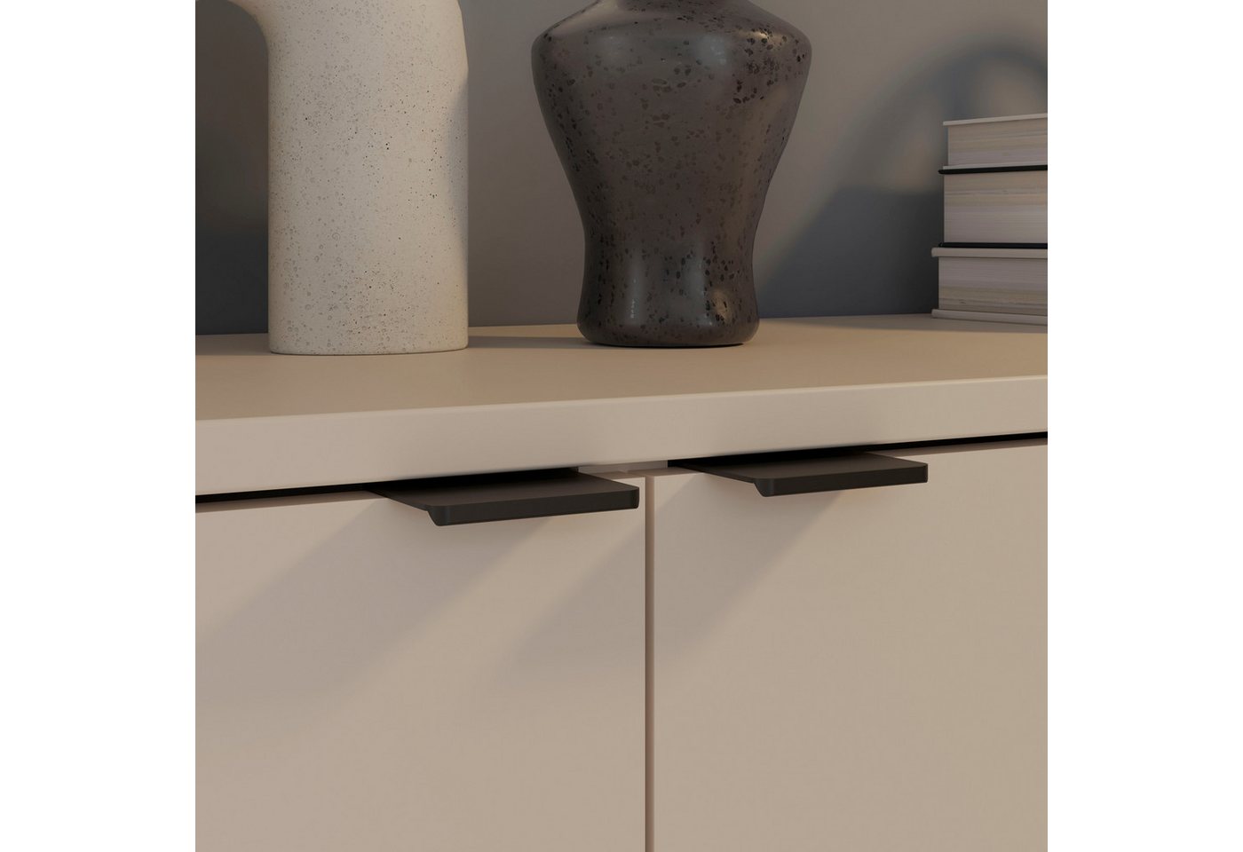 FORTE Sideboard Ganymede, Sideboard, Stauraum, Schublade, Metallgriffe, 4 Dekore, Breite 119,8cm – Bild 5 von 5