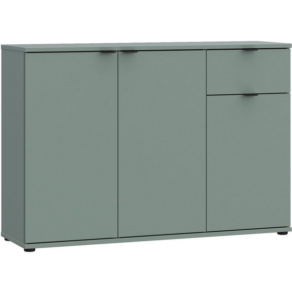 FORTE Sideboard Ganymede, Sideboard, Stauraum, Schublade, Metallgriffe, 4 Dekore, Breite 119,8cm
