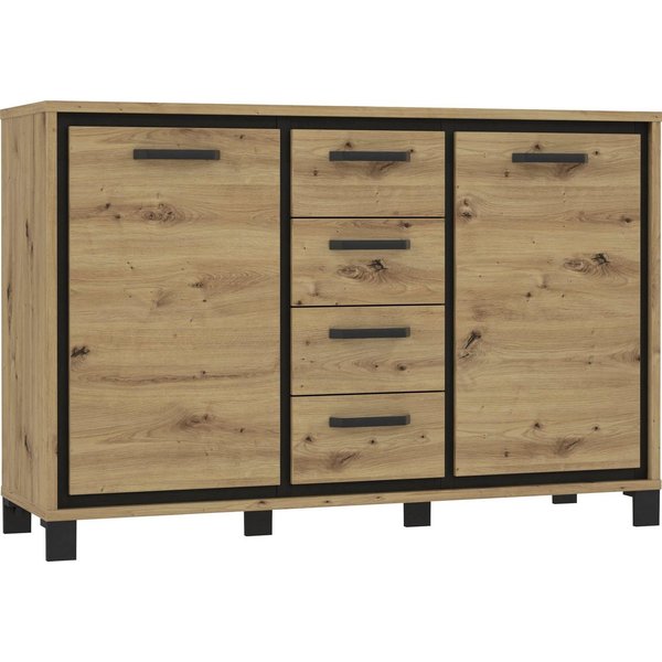 FORTE Sideboard Trondheim, Breite 138 cm