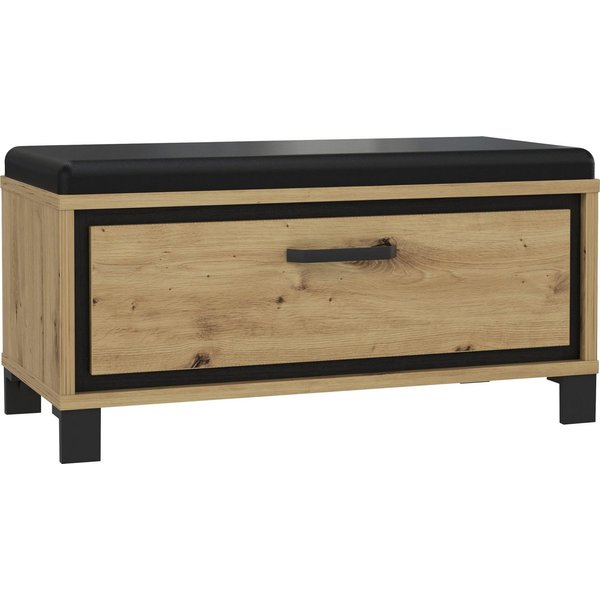 FORTE Sitzbank Trondheim, Breite ca. 90 cm, inkl. Sitzauflage