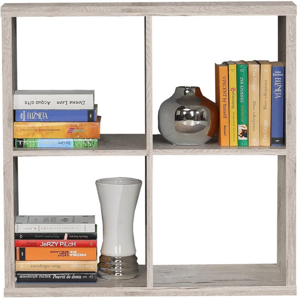 FORTE Standregal Mauro, Fachgröße 33x33cm, 4 Fächer – Bild 4 von 5