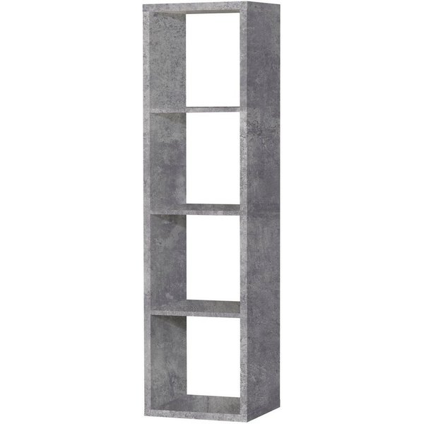 FORTE Standregal Mauro, FSC®-zertifiziert, Fachgröße 33x33cm, 4 Fächer