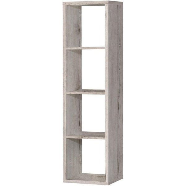 FORTE Standregal Mauro, FSC®-zertifiziert, Fachgröße 33x33cm, 4 Fächer