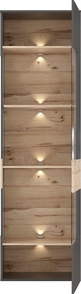 FORTE Vitrine Como Vitrine, Glastüre, LED Beleuchtung, Soft Close Linksanschlag – Bild 5 von 5