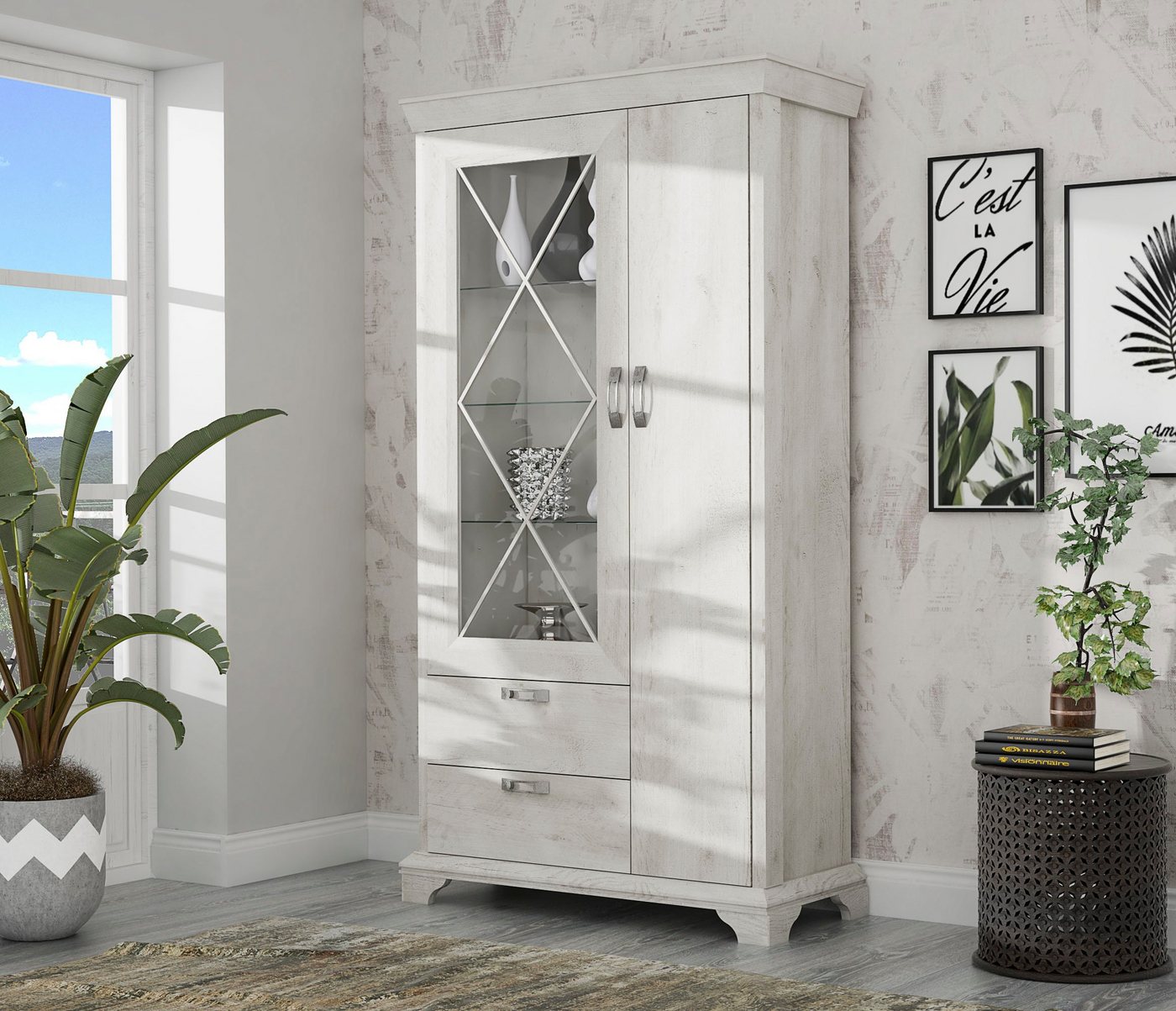 FORTE Vitrine Kashmir Breite 113 cm – Bild 2 von 5