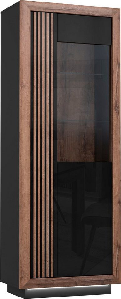 FORTE Vitrine Savona Höhe 197 cm, inkl. Sockelbeleuchtung – Bild 3 von 5