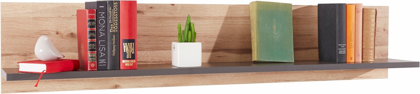 FORTE Wandboard Como, Wandregal, zweifarbig,klare Linien, einfache Montage – Bild 4 von 5