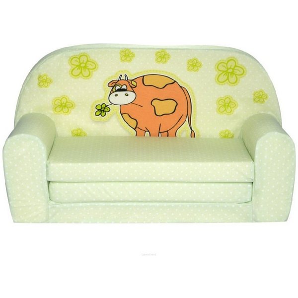 FORTISLINE Kindersitzgruppe Kindersofa "MINI" Kindercouch zum Aufklappen W386