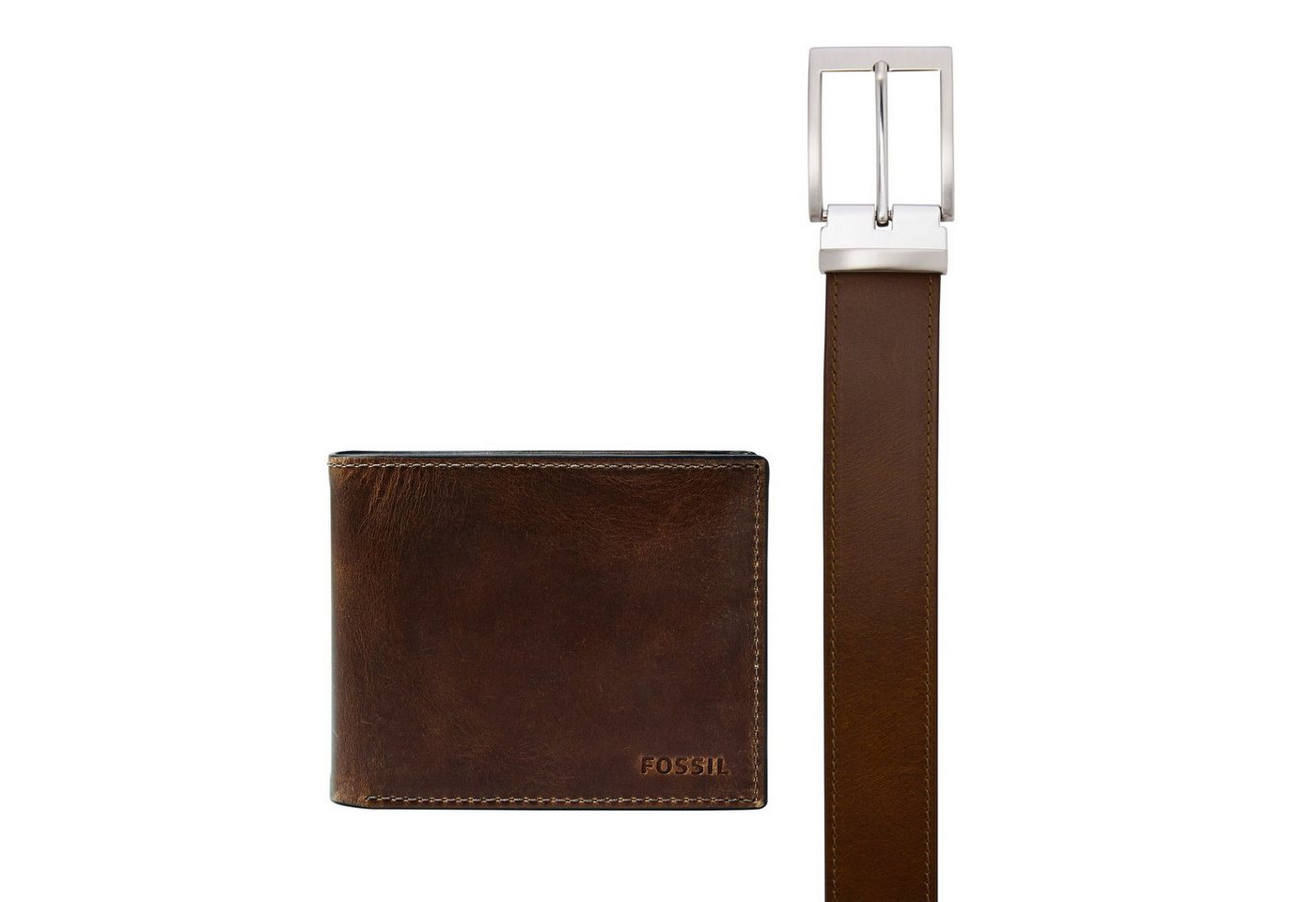 Fossil Geldbörse (Set, 2-tlg), aus echtem Leder – Bild 2 von 5