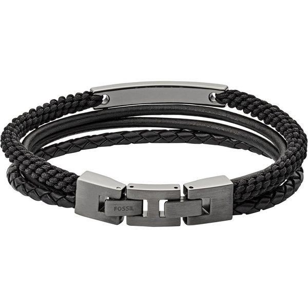 Fossil Lederarmband Multi-Strand Bracelet, aus echtem Leder